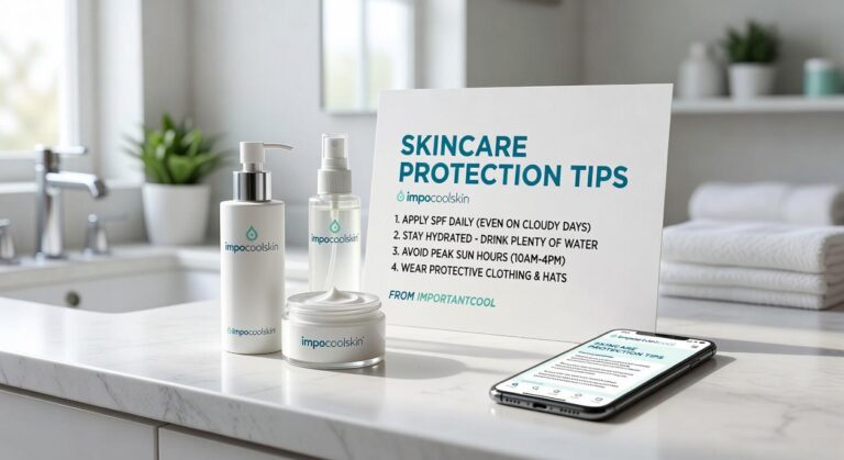 impocoolskin skincare protection tips from importantcool